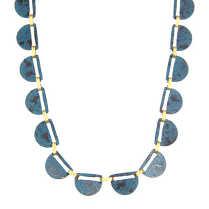 Ekta Necklace, blue