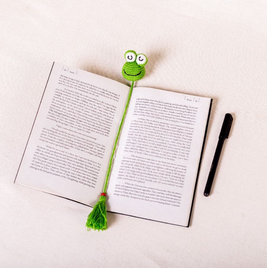 Frog bookmark