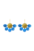 Yasmin earrings, blue