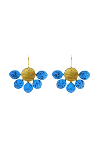 Yasmin earrings, blue