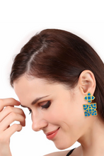 Anita earrings, blue