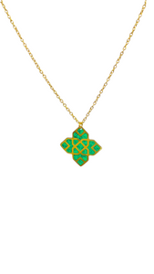 Anita necklace, green