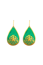 Deepa earrings, green