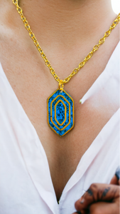 Reva Necklace, blue