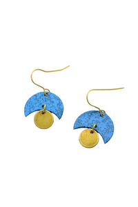 Jaya earrings, blue