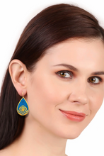 Deepa earrings, blue