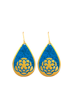 Deepa earrings, blue