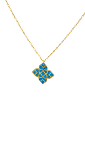 Anita necklace, blue