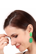 Reva earrings, green