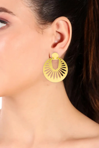 Naazia Earrings, gold