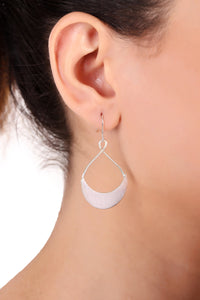 Tulsi earrings, silver