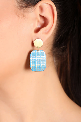 Disha Earrings, blue - Wholesale