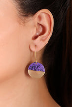 Umang earrings, purple