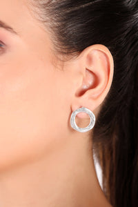 Kaavya earrings, silver