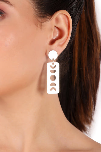 Chandra earrings, silver - Wholesale