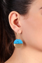 Umang earrings, blue