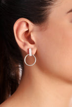Qadira earrings, silver