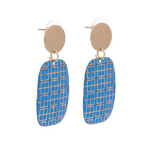 Disha Earrings, blue