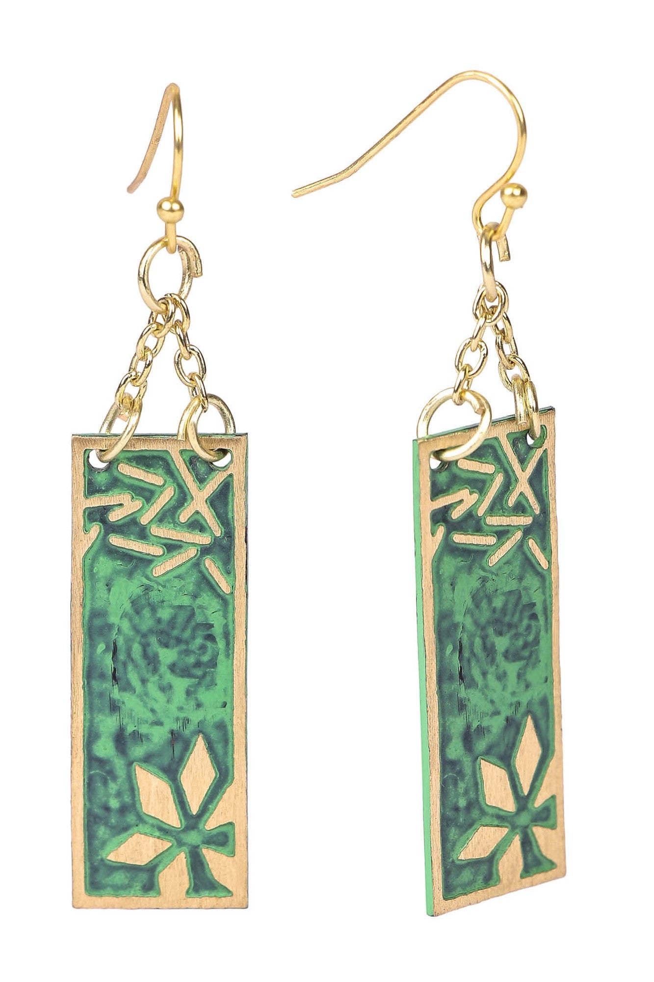 Vaatika rectangle earrings