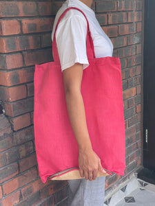 Nila Grocery bag, pink - Wholesale