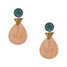 Kiran earrings, green