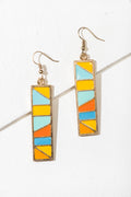 Sunehri Enamel Earrings