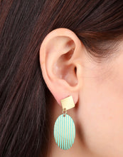 Hema Oval earrings, green