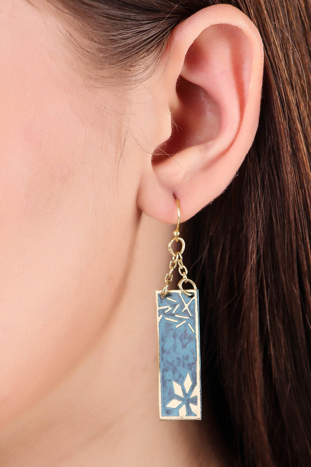Vaatika rectangle earrings