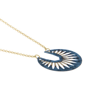 Naazia Necklace, blue