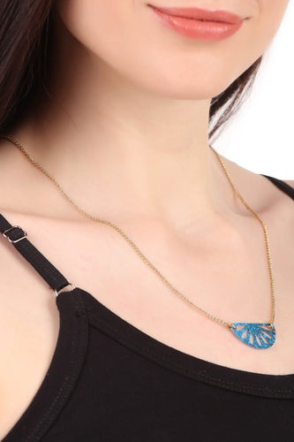 Helen necklace, blue