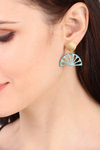 Helen earrings, green