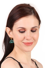 Helen earrings, green