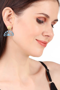 Helen earrings, blue