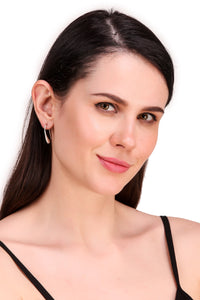 Nikita earrings, silver
