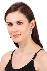 Ira earrings, silver