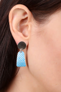 Ira earrings, silver