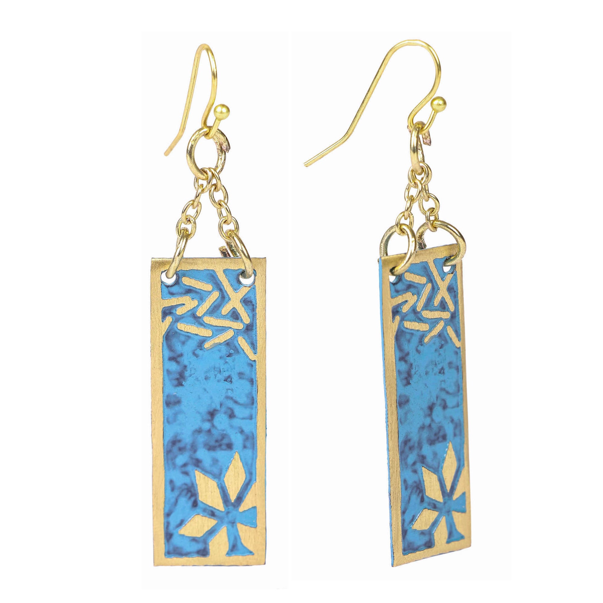Vaatika rectangle earrings