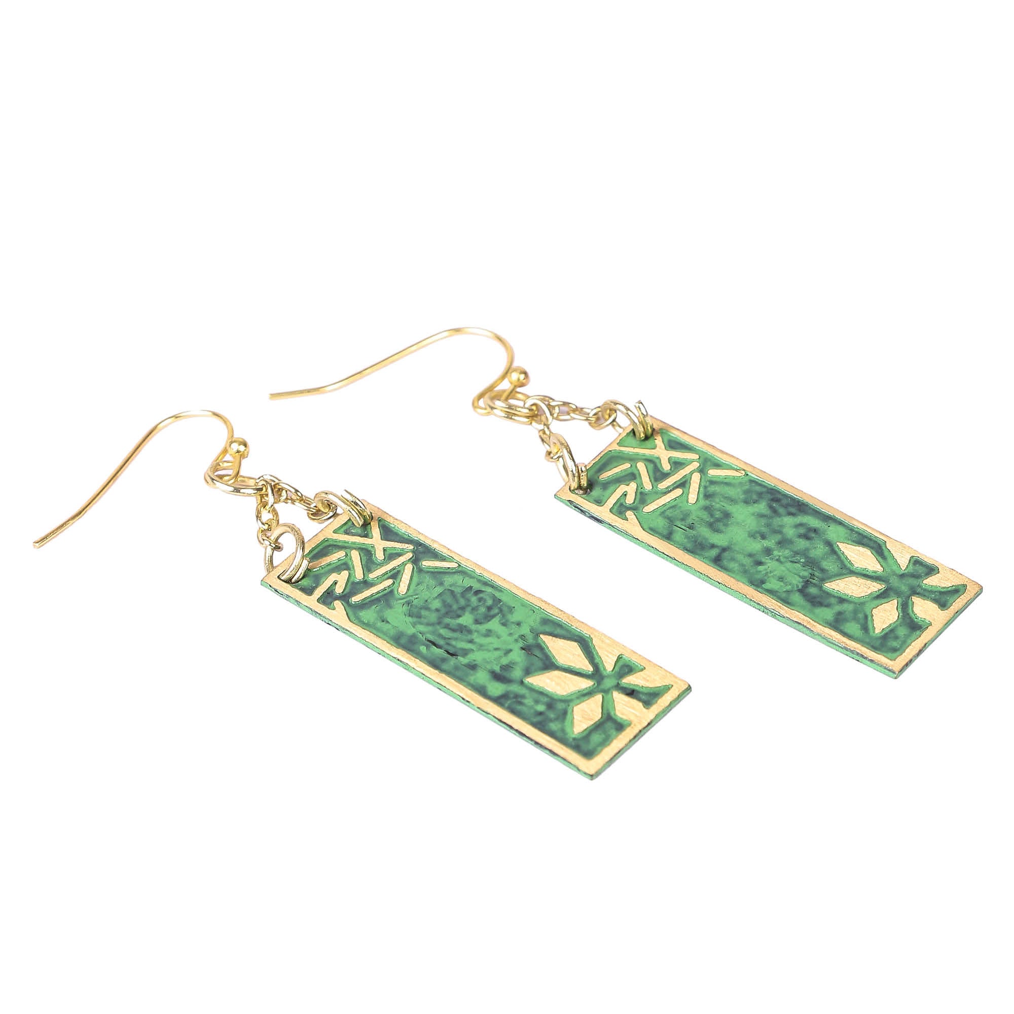 Vaatika rectangle earrings