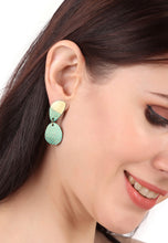 Maya earrings, green
