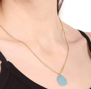 Maya necklace, blue